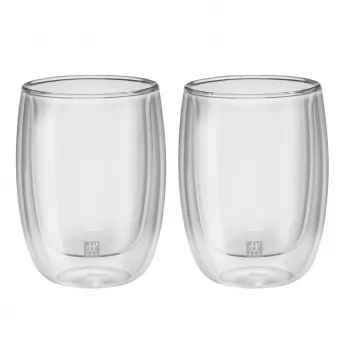Borokremičitanová dvojstenná nádoba ZWILLING 39500-076, 200 ml, číra, sada 2 ks
