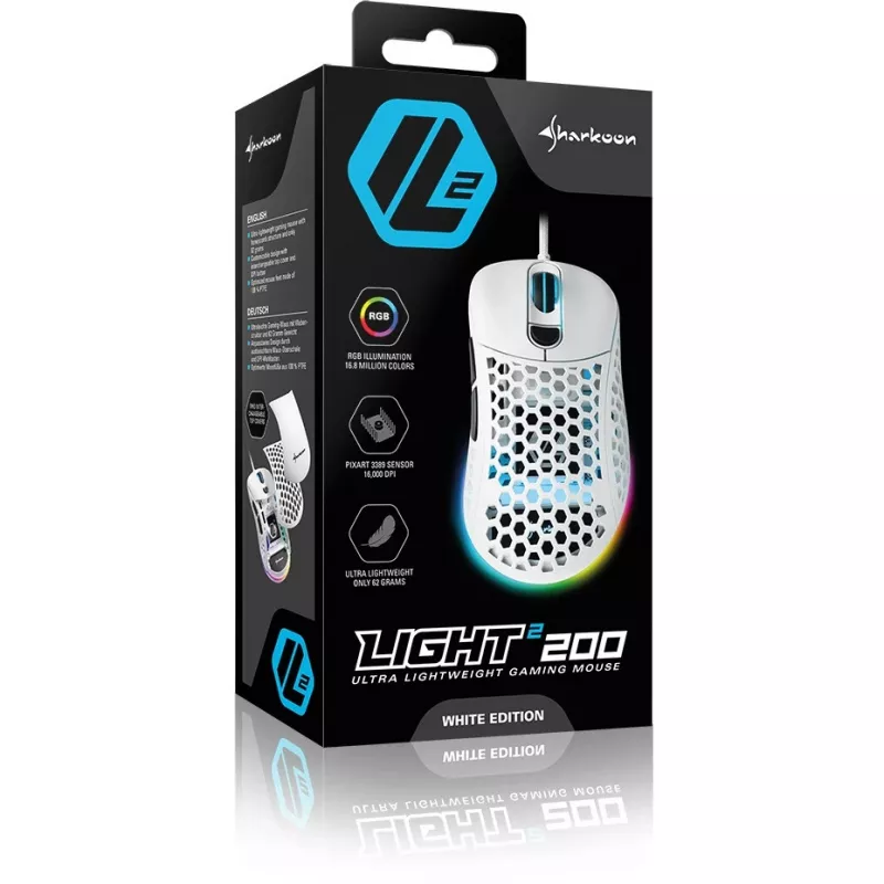 Myš Sharkoon Light² 200 USB Type-A