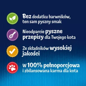 Mokré krmivo pre mačky Purina Nestlé FELIX Fantastic rybia príchuť — tuniak, losos, treska, platesa, 12×85 g vrecká