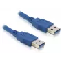 USB kábel DeLOCK 0,5 m USB 3.0 USB 3.2 Gen 1 A-A modrý