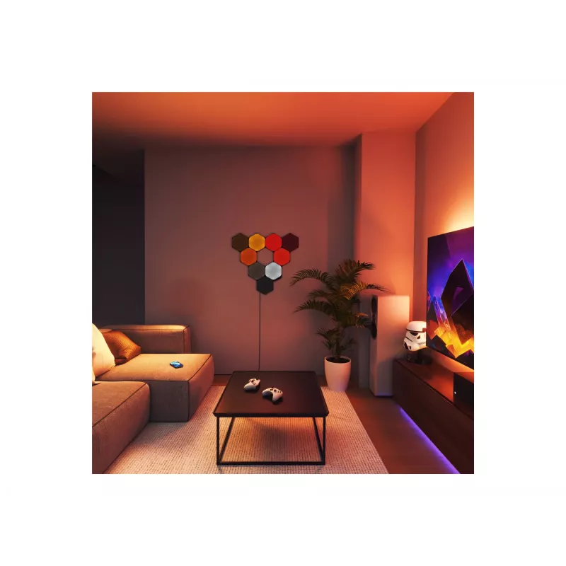 Smart nástenné svietidlo Nanoleaf NL42-0101HX-3PK