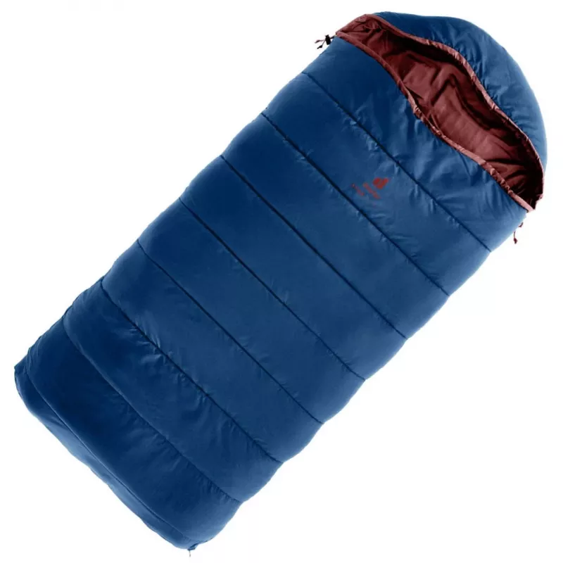 Deuter detský spací vak Starlight SQ (130-170 cm) - nightblue/redwood