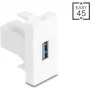 USB Type-A 5 Gbit/s modul DELOCK Easy 45 — Type-A samica na Type-A, 5 Gbit/s