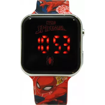 Náramkové hodinky LED s kalendárom Spiderman