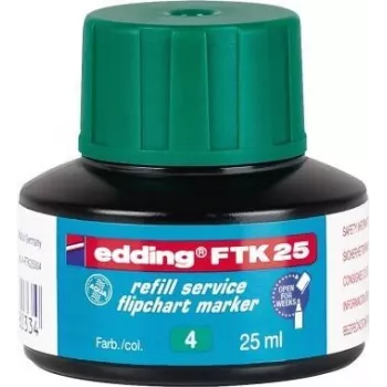 Náplň pre fixku Edding FTK 25 zelená 25 ml kompatibilná s Edding 380/383