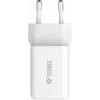 Nástenná USB-C nabíjačka YENKEE G35D 2x18W Power Delivery 3.0 3A