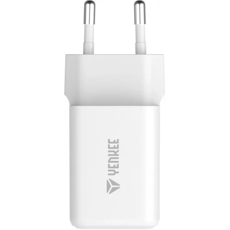 Nástenná USB-C nabíjačka YENKEE G35D 2x18W Power Delivery 3.0 3A
