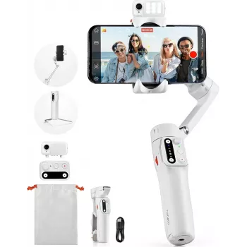 Smartphone gimbal Hohem iSteady V3 AI Kit — biela, model HPG-V3 W