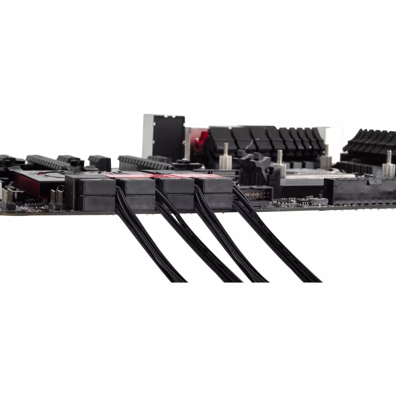SATA kábel Silverstone CP11 0,3 m čierny