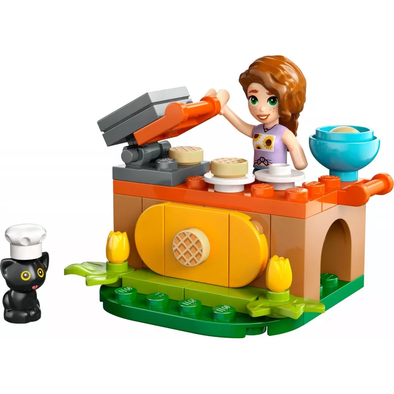 Stavebnica LEGO Friends 30696 Autumn's Waffle Stand sada, malá stavba, obsahuje minifigúrky