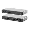ALOGIC DV4 - dokovacia stanica - pre laptop - USB-C / USB-A - 3 x HDMI, DP - 1GbE (DUCDV4)