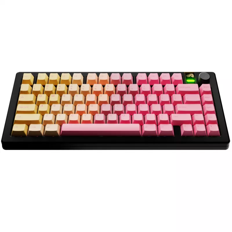 Keycaps GLORIOUS GPBT Gradient Grapefruit ANSI-layout PBT-Dye-Sub sada klávesov