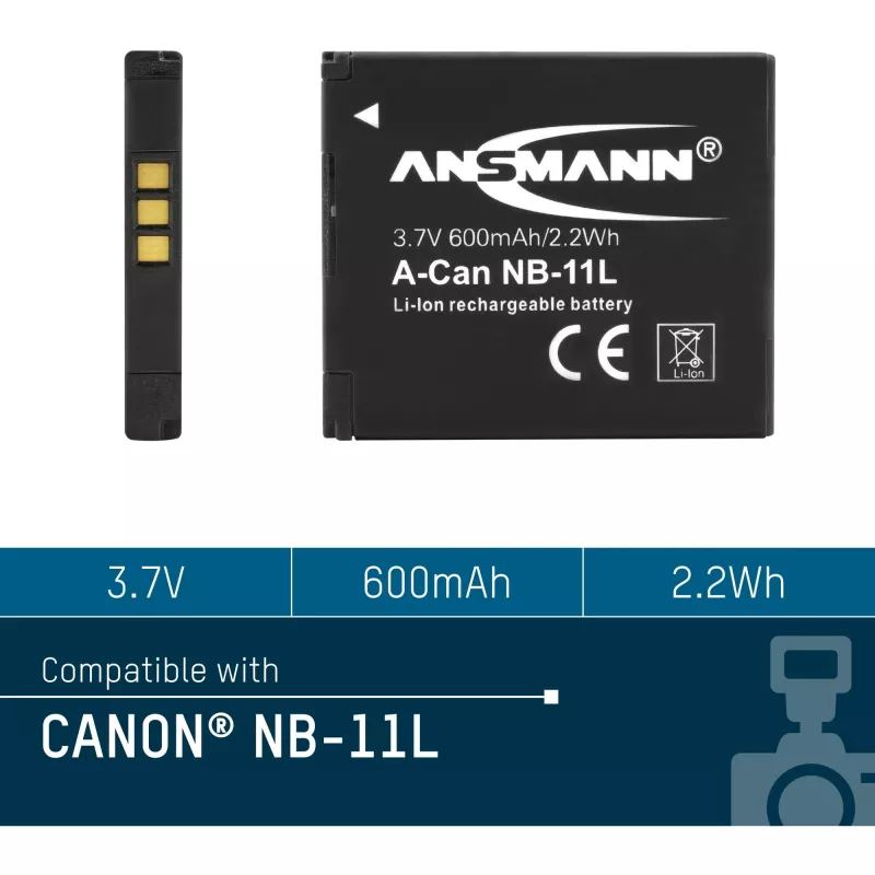 Akumulátor Ansmann A-Can NB-11L Li-Ion 600 mAh