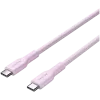 CANYON kábel OnWire 60CL C-C 60W COLOR pletený 1m ružový