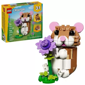 LEGO CREATOR 3 IN 1 31376 Roztomilý škrečok s kvetom