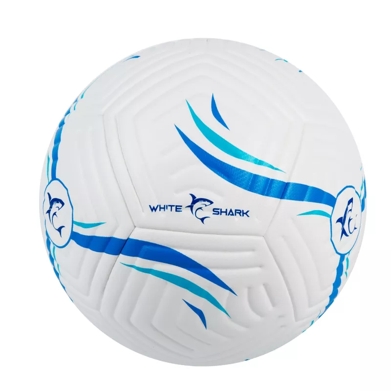 Futbalová lopta White Shark MB-001 Striker — 12-panel odolný dizajn