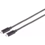 USB kábel S/CONN 30-41075 USB 3.2 Gen 2 10 m čierny