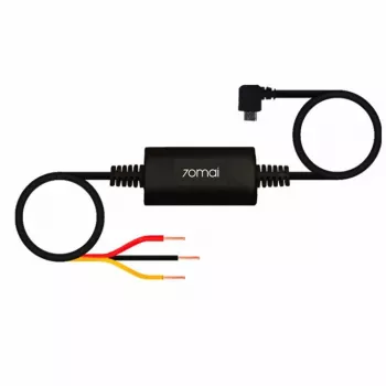 DC adaptér 70mai UP03 pre dashcam, 3 m kábel, čierna
