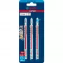 Bosch Expert 2608900560 čepeľ pre priamočiaru pílu karbid 3 kusy