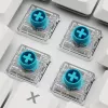 Sharkoon PureWriter W65 bezdrôtová klávesnica, QWERTZ nemecká, biela, Kailh Choc V2 Red