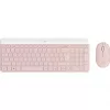 Logitech Slim Wireless Combo MK470 - sada klávesnica-myš - bezdrôtová - 2,4 GHz - QWERTY - ružová (920-011314)