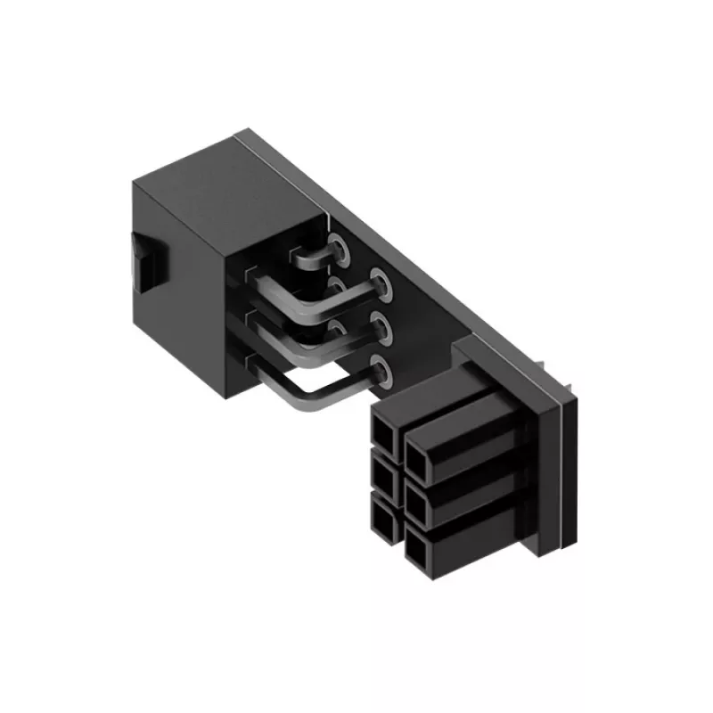 Triton Singularity Shift 6-pin PCIe 90° adaptér — uhlový PCIE napájací konektor