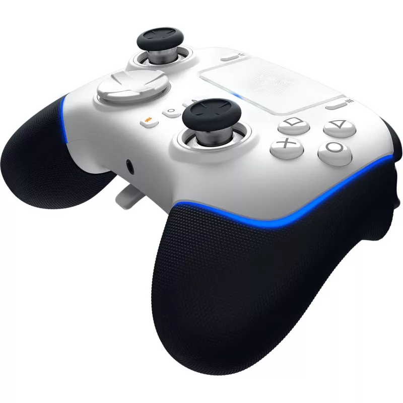 Razer Wolverine V2 Pro - gamepad - PC - PlayStation 5 - D-pad - tlačidlo Menu - analógový / digitálny - káblový a bezdrôtový - biela