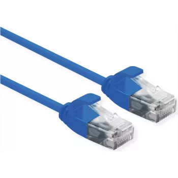 Sieťový kábel ROLINE 21.15.3945 RJ-45 Cat6a 2 m modrý