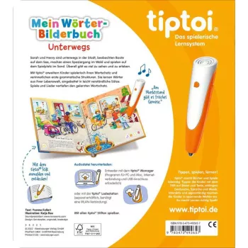 tiptoi Mein Wörter-Bilderbuch: Unterwegs, učebná kniha