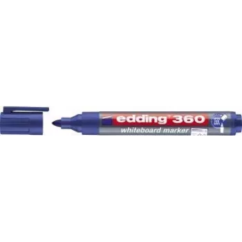 Marker Edding 360 guľatý hrot modrý