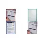 FRANKEN magnetické puzdro FRAME IT X-tra!Line, DIN A4, sivý držiak dokumentov, transparentný, magnetický, tvrdá fólia 0,32 mm - 1 kus