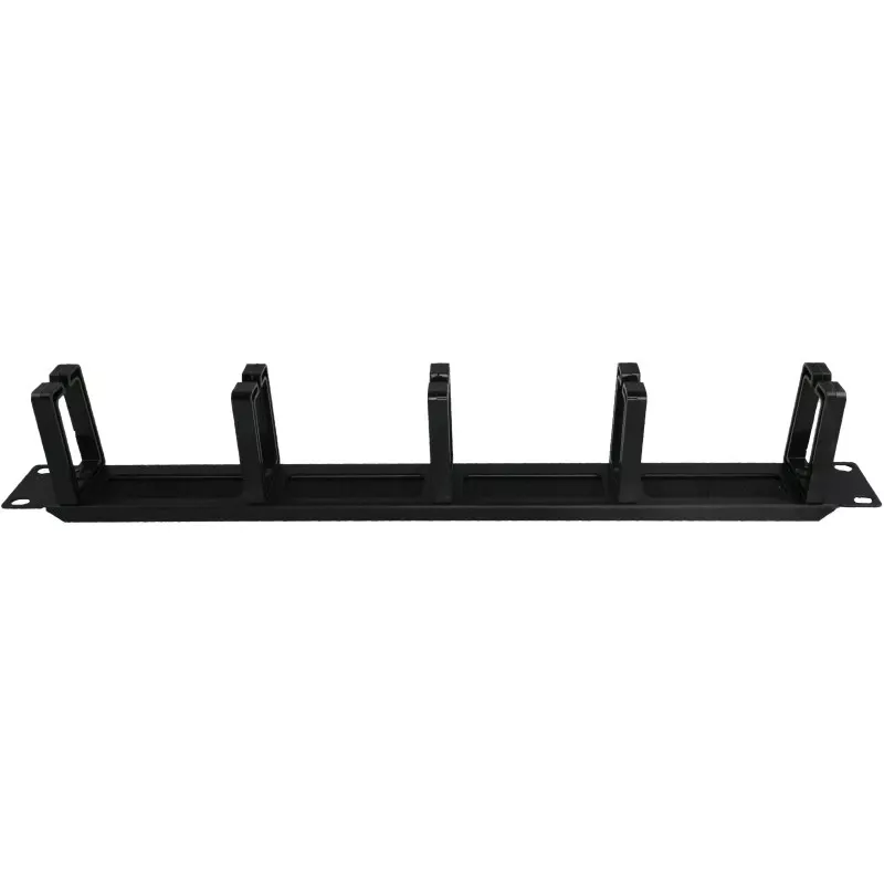 Alantec PK048 1U 19 organizér káblov s kefovaným priechodom, 5 plastových držiakov