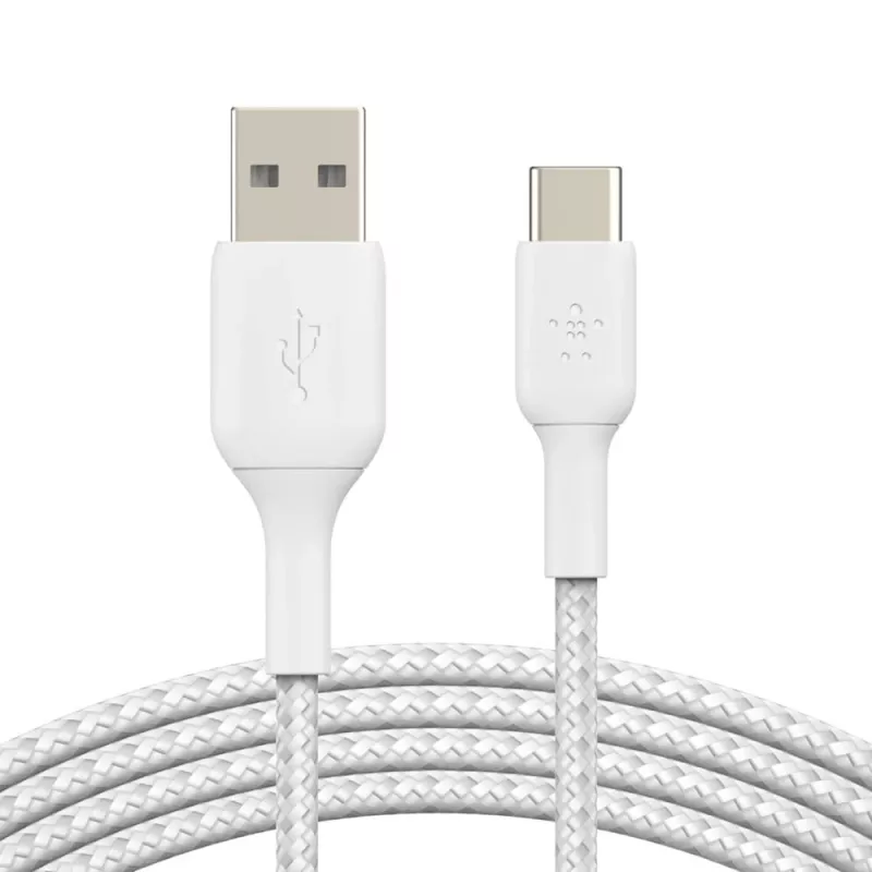 USB kábel Belkin CAB002BT1MWH 1 m USB A na USB C biely