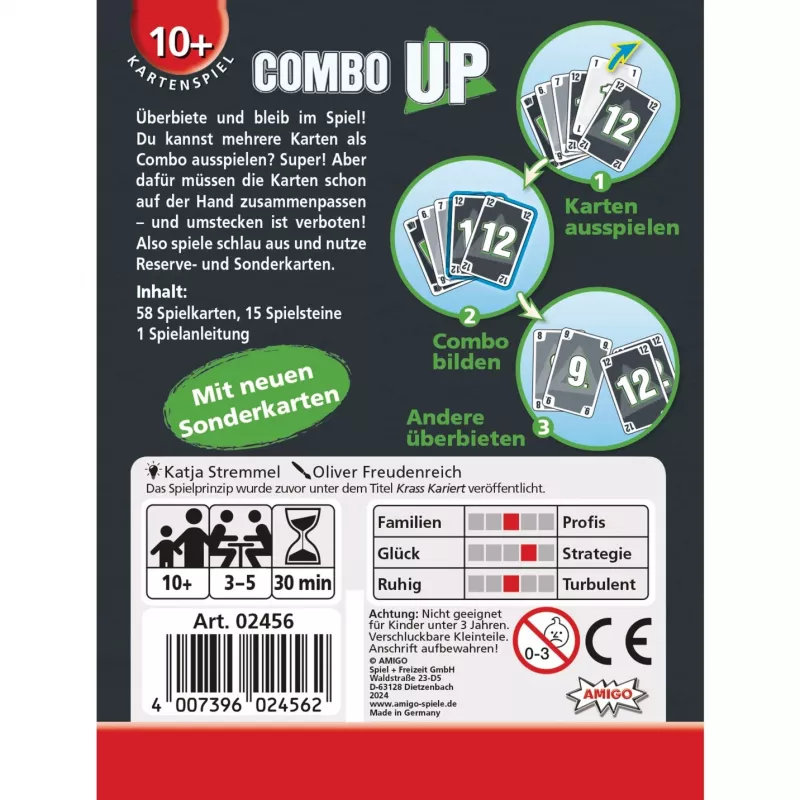 Combo Up, kartová hra