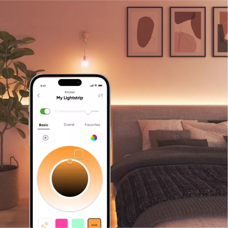 Nanoleaf Essentials Light Strips rozšírenie 2 metre | 23 W | RGBCW | Bluetooth, Thread | 2700 - 6500 K