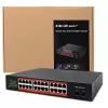 Sieťový switch QOLTEC Gigabit Ethernet PoE 24xRJ45 2xSFP