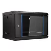 EXTRALINK LITE 6U 530X400 nástenný rack čierny s policou