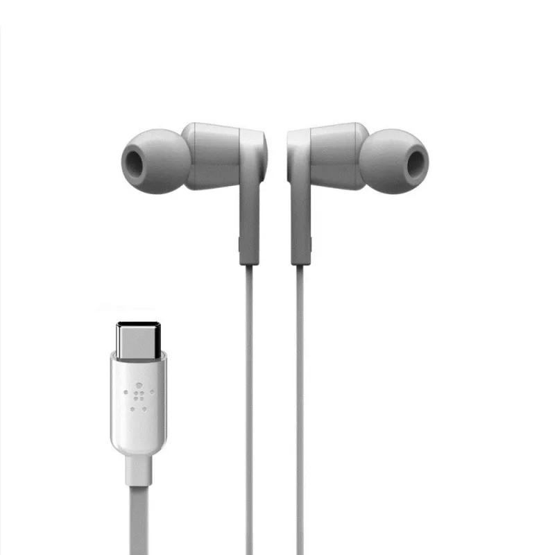 Slúchadlá Belkin ROCKSTAR USB Type-C biela