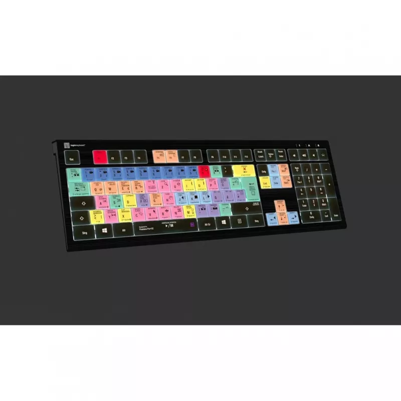 Logickeyboard Adobe Premiere Pro CC ASTRA 2 podsvietená klávesnica nemčina (LKB-PPROCC-A2PC-DE)