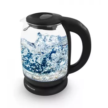 Esperanza EKK027 elektrická rýchlovarná kanvica 1,7 L 2200 W čierna, transparentná