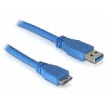 DeLOCK Micro-USB-3.0 kábel 1 m, USB A, 5 Gbit/s, modrý