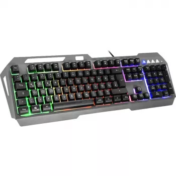 Speedlink herná klávesnica LUNERA. Metal Rainbow. čierna retail