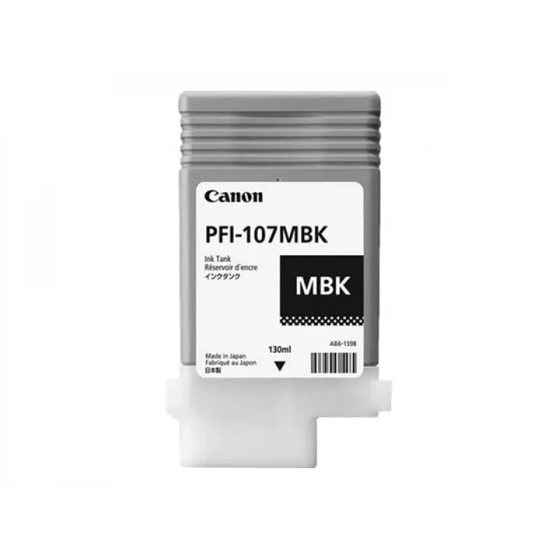 Canon PFI-107MBK atramentová kazeta 1 ks originálna matná čierna