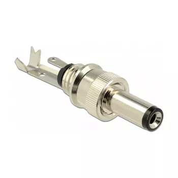 DeLOCK 89915 DC konektor 5,5 x 2,1 mm, 12 mm, spájkovací, 2 A