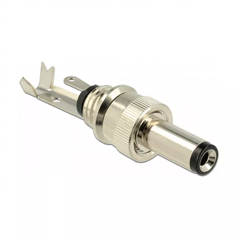 DeLOCK 89915 DC konektor 5,5 x 2,1 mm, 12 mm, spájkovací, 2 A