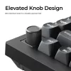 Mechanická klávesnica Keychron V1 Ultra 8K — 75 % QWERTY, Bluetooth, káblová, RGB, čierna
