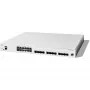 Cisco Catalyst C1300-24XTS spravovateľný prepínač L2/L3, 24 portov (12x 10GE RJ-45 + 12x 10GE SFP+), 480 Gbit/s, konzola RJ-45/USB-C, MAC tabuľka 16 000, montáž do racku