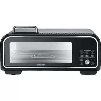 Automat na pečenie pizze Severin PG 8575 2000 W čierny 1 pizza digitálny časovač