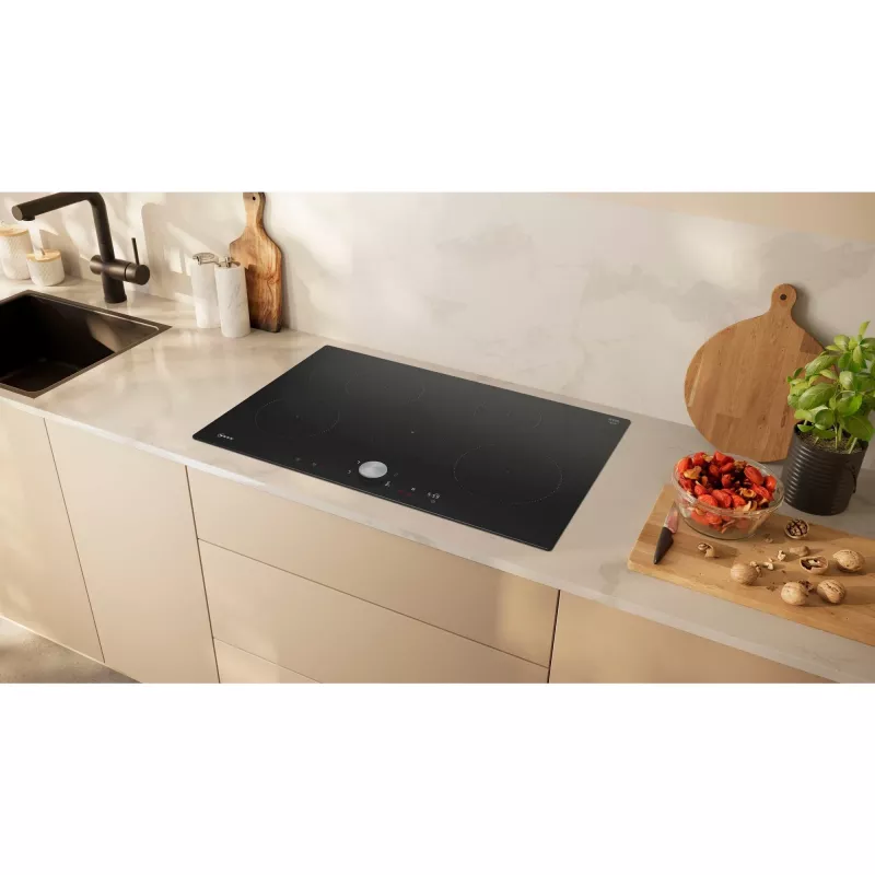 Neff N 90 čierna vstavaná 80 cm indukčná varná doska s 5 zónami