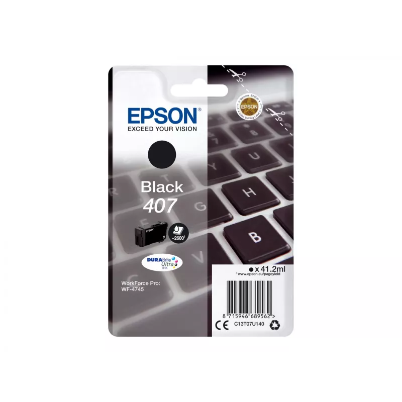 Epson WF-4745 atramentová kazeta 1 kus originálna High (XL) Yield čierna